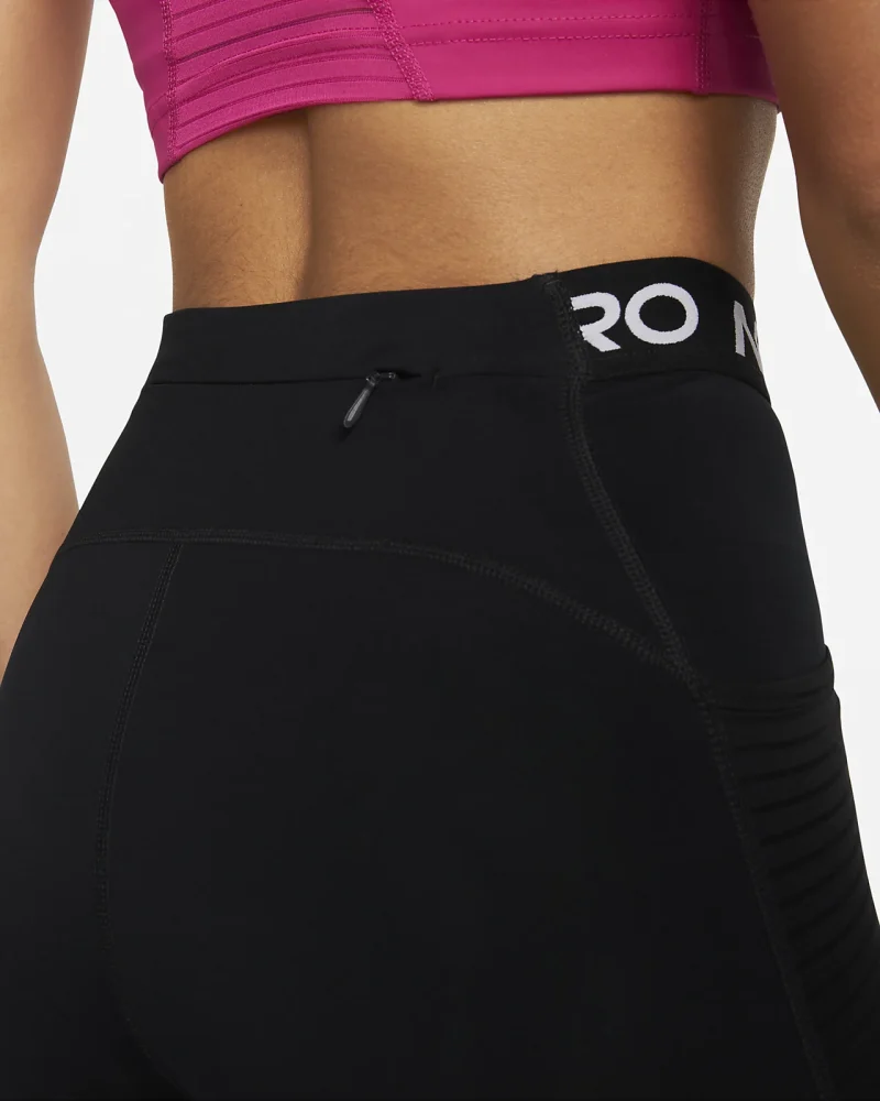 Nike Pro Dri-FIT Wom  High Rise w/Pocket - Image 2