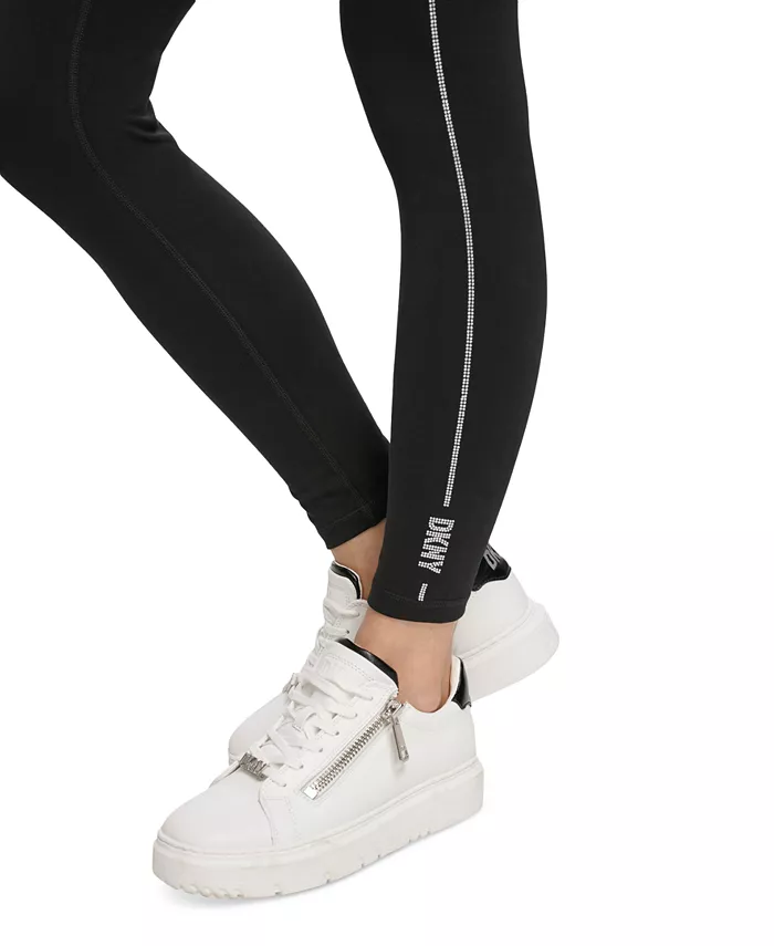 DKNY RHINESTONE MEDALLION LOGO LEGGING T - Image 2