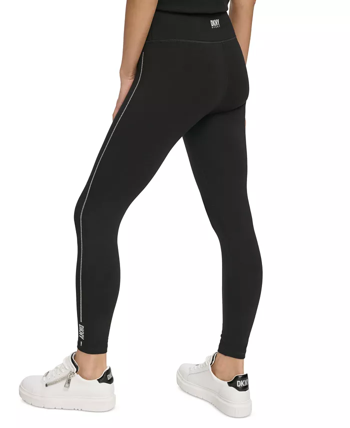 DKNY RHINESTONE MEDALLION LOGO LEGGING T - Image 3