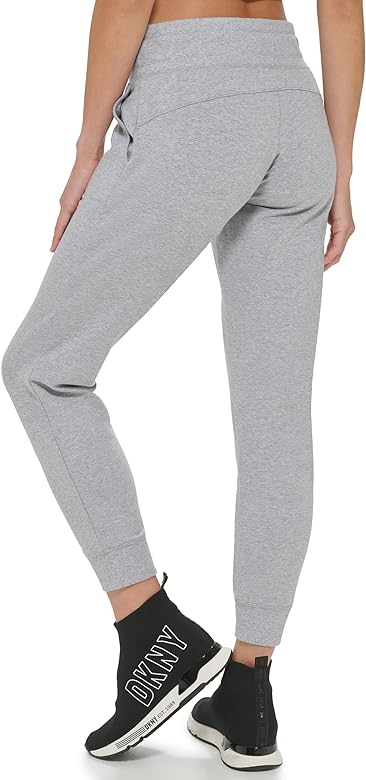 DKNY TWO TONE LOGO DRAWCORD JOGGER - Image 4
