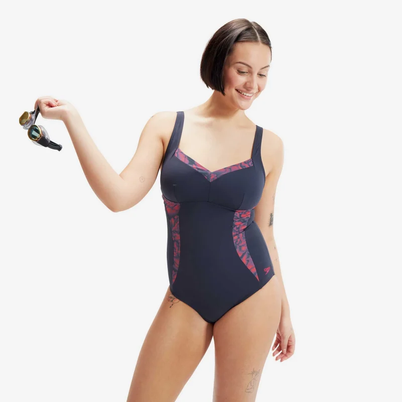 Speedo Womens Speedo Shaping Printed Pan
