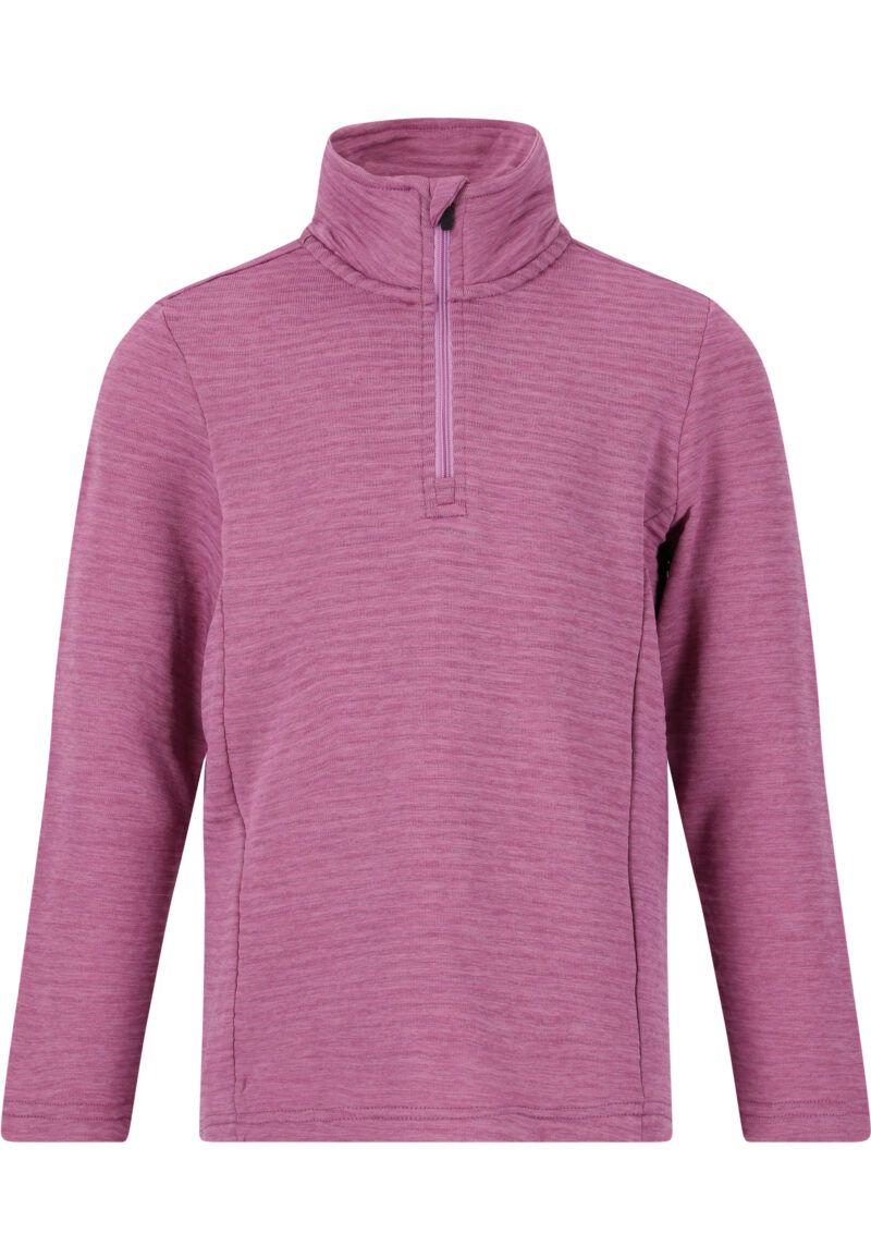 ZIGZAG! Pineapple Melange Half Zip Waffl