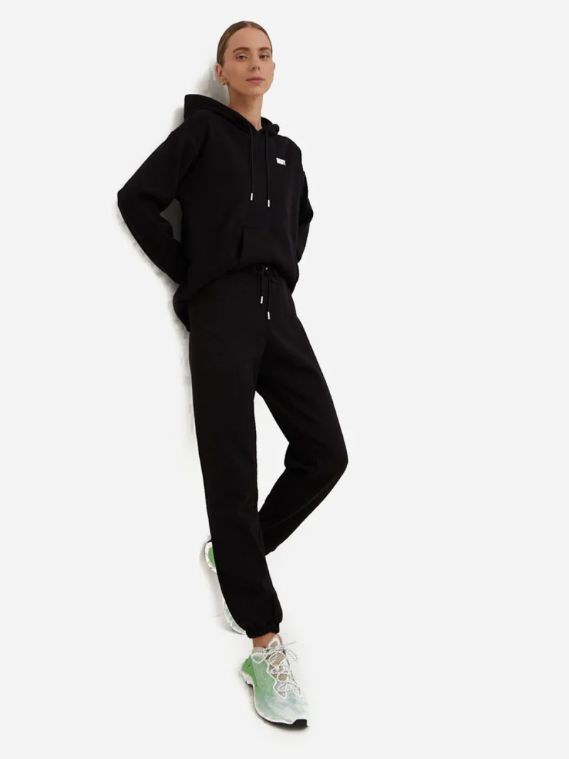 DKNY METALLIC BUBBLE LOGO HOODIE W/ KANG