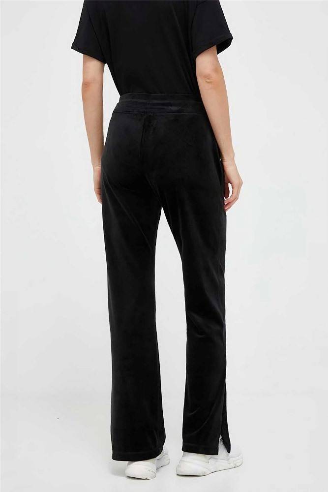 DKNY PLATINUM VELOUR TRACK PANT W/ SLIT - Image 3