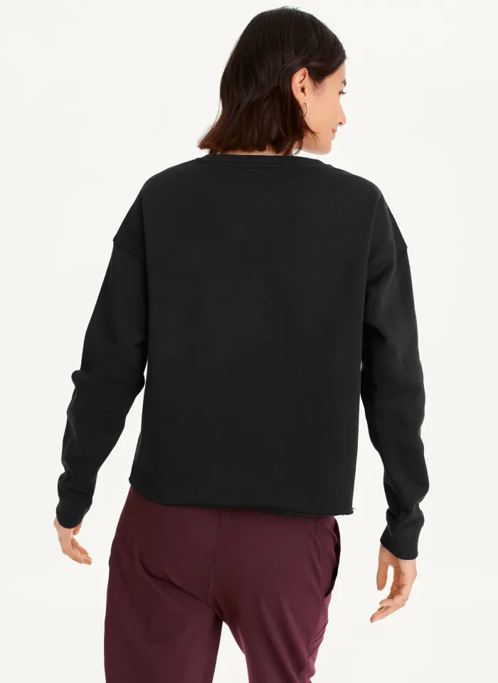 DKNY DISTRESSED VARSITY LOGO RAW EDGE CR - Image 4