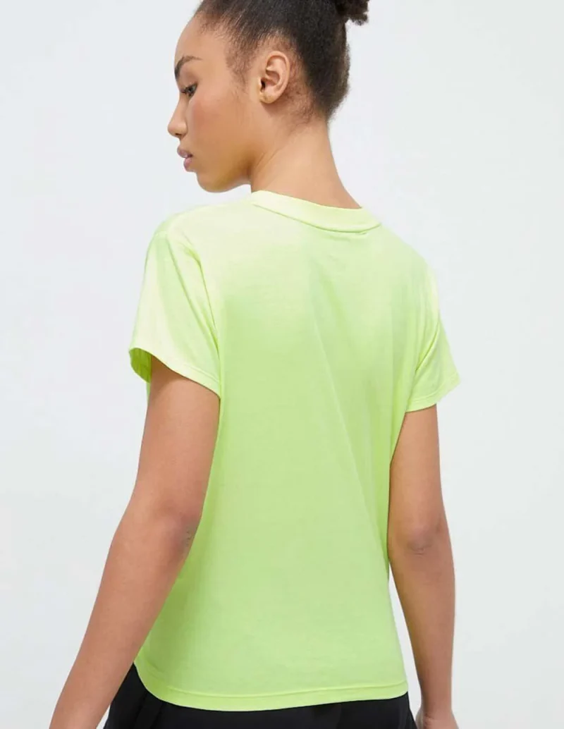 DKNY Metallic Bubble Logo Knot Front Tee - Image 2
