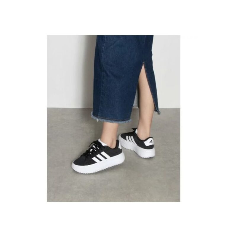 ADIDAS GRAND COURT PLATFORM SUEDE
