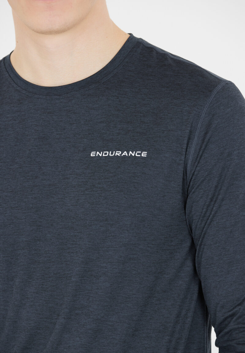 ENDURANCE Abdon M Melange L/S Tee - Image 6