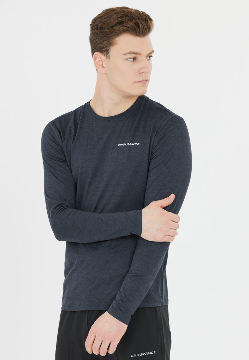 ENDURANCE Abdon M Melange L/S Tee