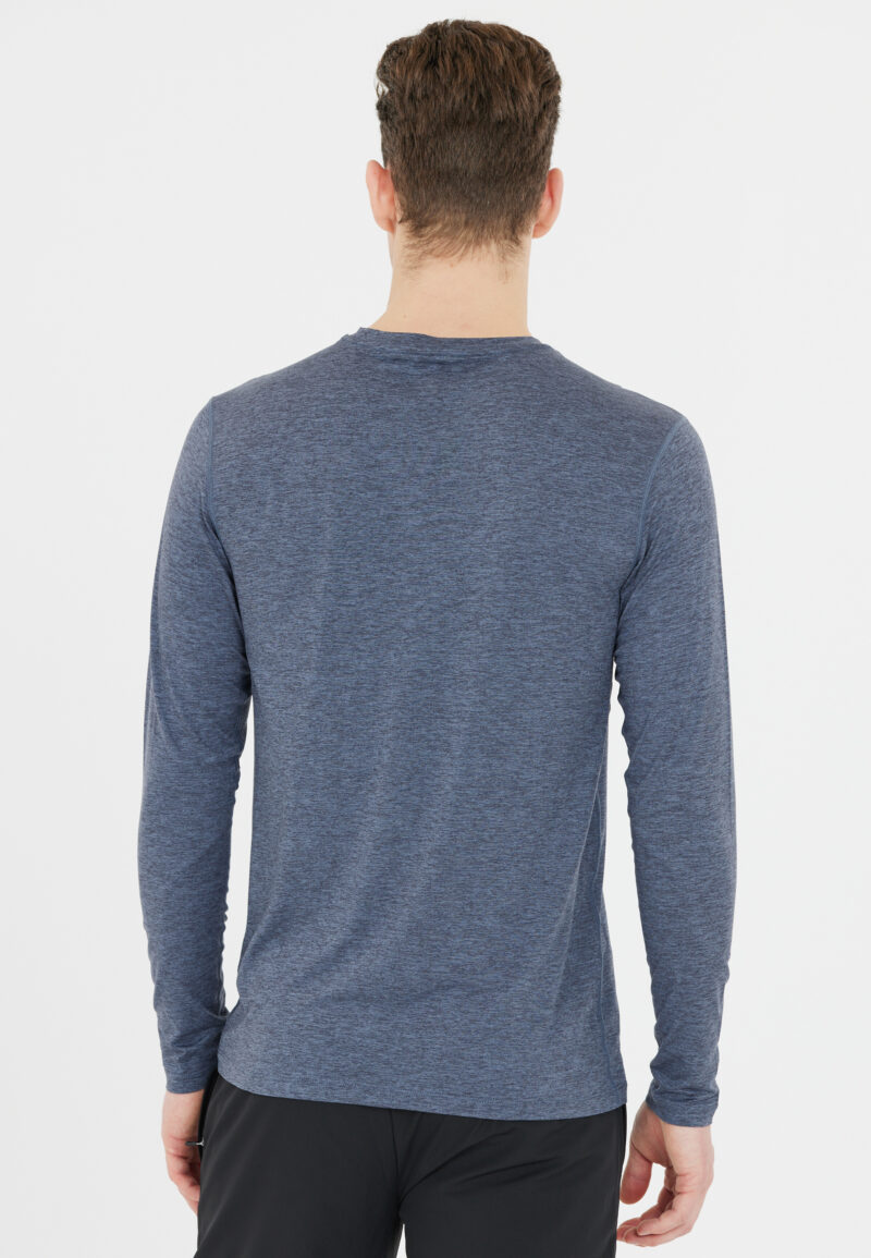 ENDURANCE Abdon M Melange L/S Tee - Image 3