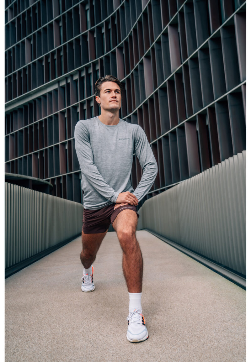 ENDURANCE Abdon M Melange L/S Tee