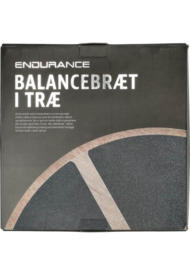 ENDURANCE Wooden balance board Ø39,5 cm - Image 4