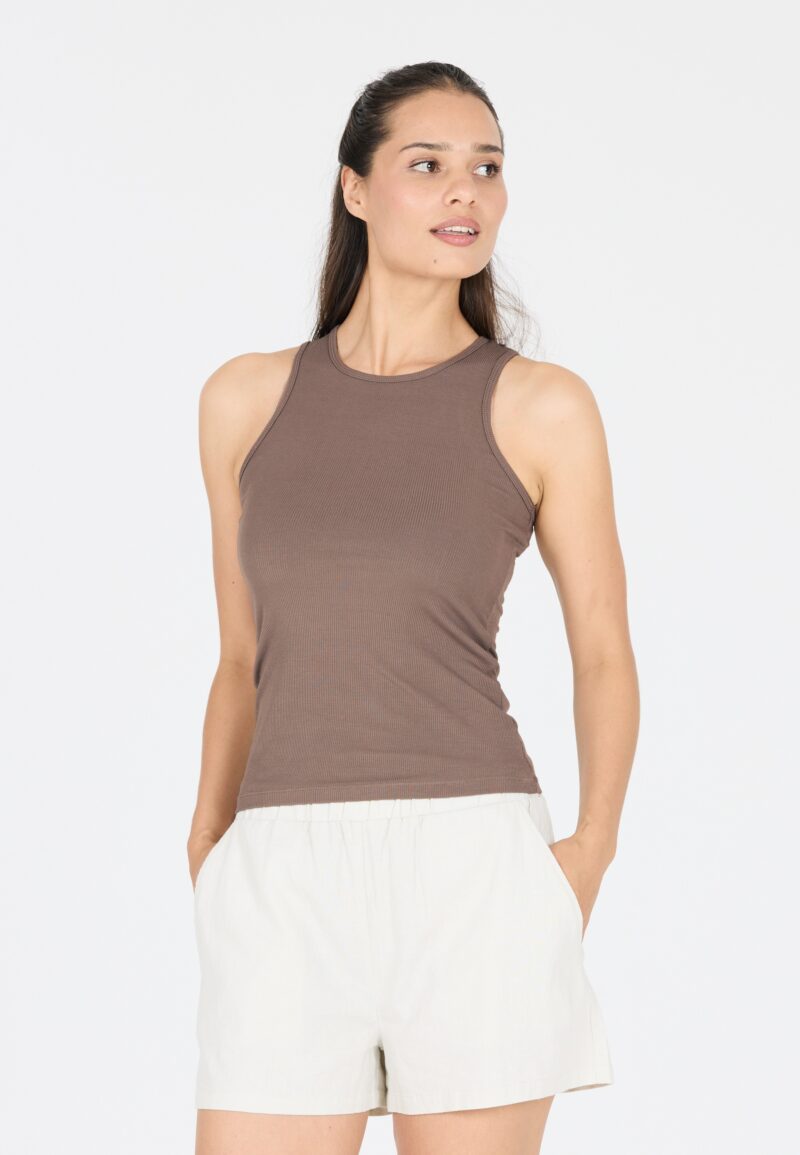 ATHLECIA Tinashe W Halterneck Rib Top