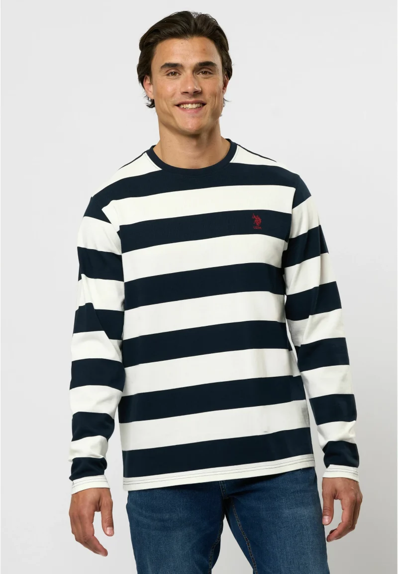 US POLO TAGE REG LS SJ USPA M TEE