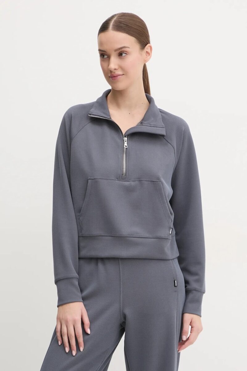 DKNY HIGHLINE RIB 1/2 ZIP