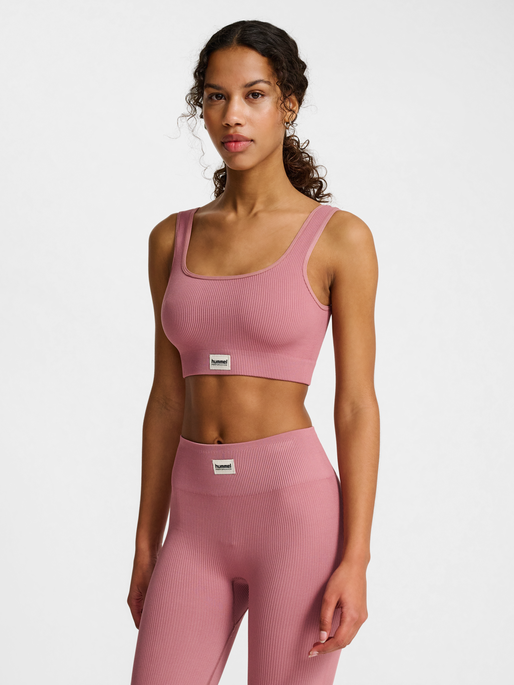 HUMMEL hmlPULSE SEAMLESS RIB BRA