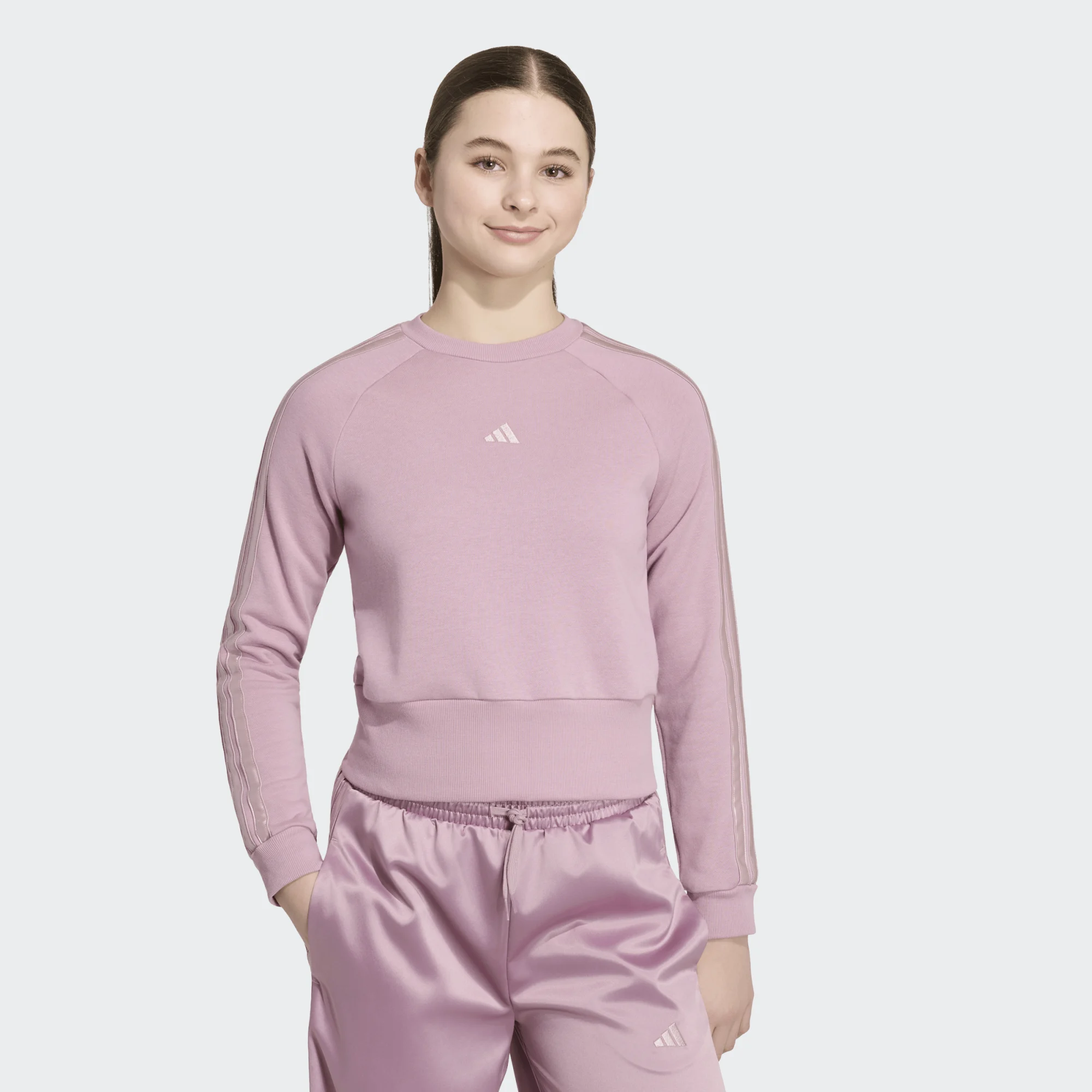 ADIDAS JG SATIN SWEAT JR